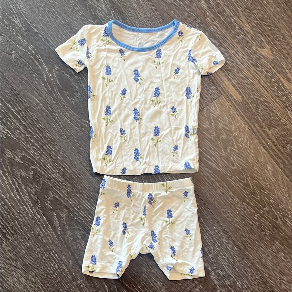 Kyte Baby Bamboo Lavender Short sleeve Pajama set